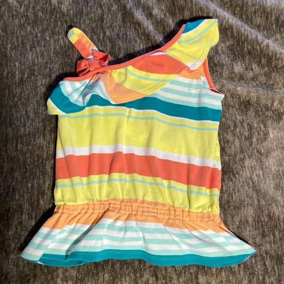 Gymboree Other - 🎉HP ❤️ Gymboree Girls 7 sleeveless ruffle bow top. So cute 🥰 Never worn, new